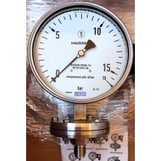 Мембранний манометр WIKA PGT43HP.100 і PGT43HP.160 з вихідним сигналом.